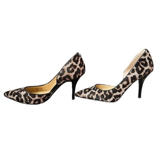 Michael Kors Clara mid spotted haircalf pump - like new condition - Picture 5 of 11